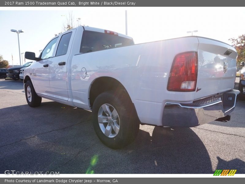 Bright White / Black/Diesel Gray 2017 Ram 1500 Tradesman Quad Cab