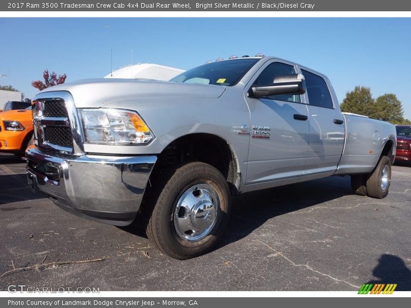 Front 3/4 View of 2017 3500 Tradesman Crew Cab 4x4 Dual Rear Wheel