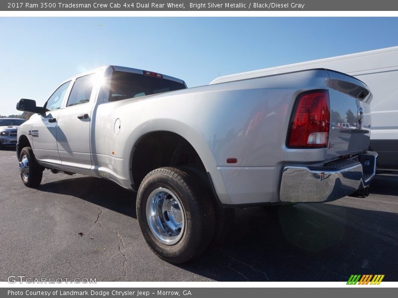 Bright Silver Metallic / Black/Diesel Gray 2017 Ram 3500 Tradesman Crew Cab 4x4 Dual Rear Wheel