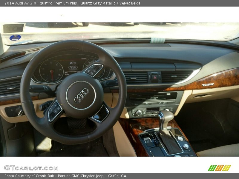 Quartz Gray Metallic / Velvet Beige 2014 Audi A7 3.0T quattro Premium Plus
