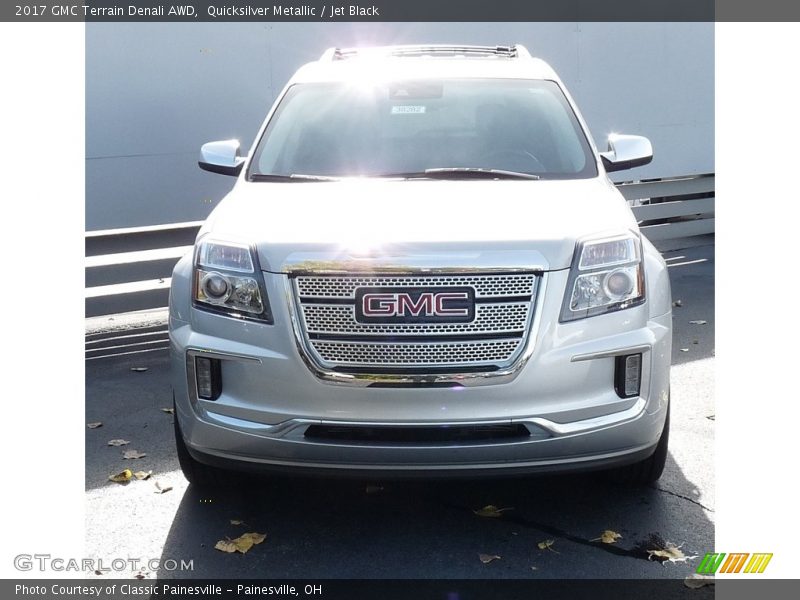 Quicksilver Metallic / Jet Black 2017 GMC Terrain Denali AWD