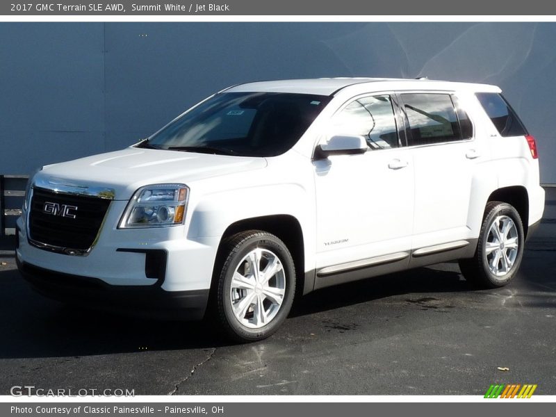 Summit White / Jet Black 2017 GMC Terrain SLE AWD