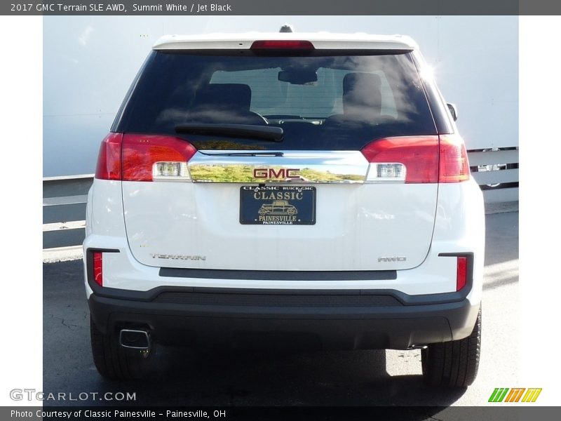 Summit White / Jet Black 2017 GMC Terrain SLE AWD