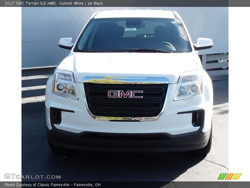 Summit White / Jet Black 2017 GMC Terrain SLE AWD