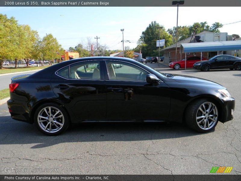 Black Sapphire Pearl / Cashmere Beige 2008 Lexus IS 350