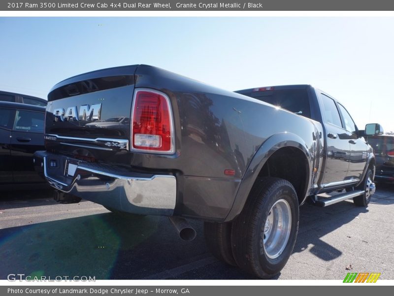 Granite Crystal Metallic / Black 2017 Ram 3500 Limited Crew Cab 4x4 Dual Rear Wheel