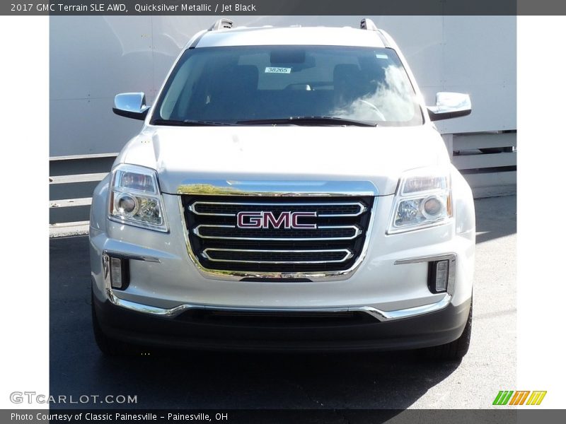 Quicksilver Metallic / Jet Black 2017 GMC Terrain SLE AWD