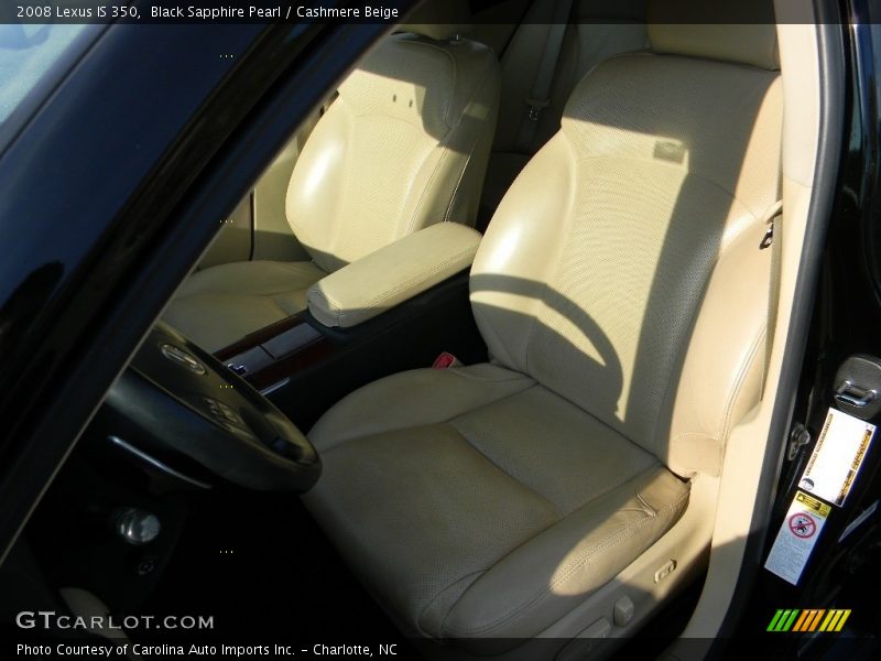 Black Sapphire Pearl / Cashmere Beige 2008 Lexus IS 350