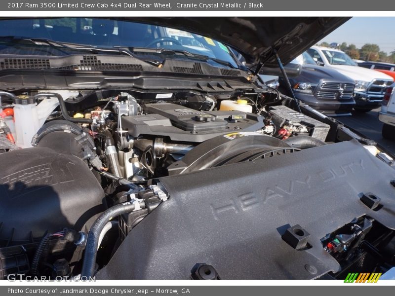  2017 3500 Limited Crew Cab 4x4 Dual Rear Wheel Engine - 6.7 Liter OHV 24-Valve Cummins Turbo-Diesel Inline 6 Cylinder