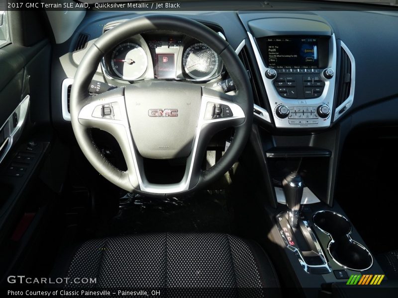 Quicksilver Metallic / Jet Black 2017 GMC Terrain SLE AWD