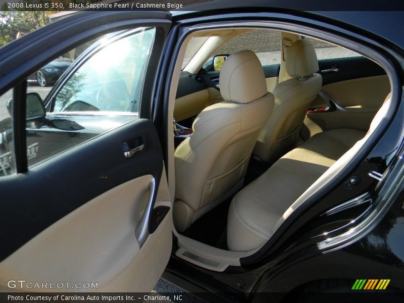 Black Sapphire Pearl / Cashmere Beige 2008 Lexus IS 350