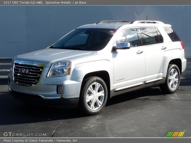 Quicksilver Metallic / Jet Black 2017 GMC Terrain SLE AWD