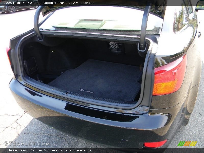 Black Sapphire Pearl / Cashmere Beige 2008 Lexus IS 350