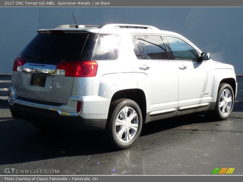 Quicksilver Metallic / Jet Black 2017 GMC Terrain SLE AWD
