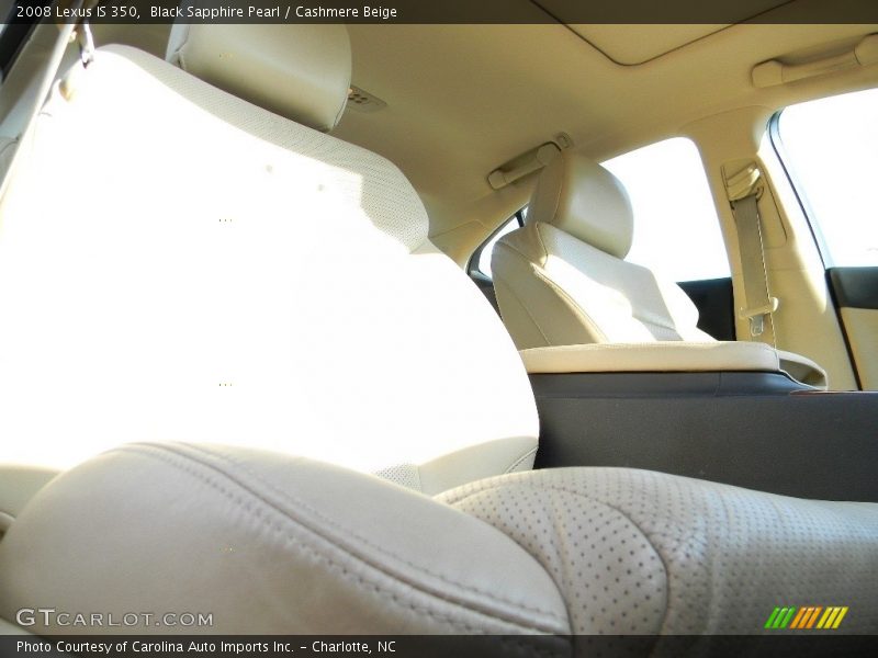 Black Sapphire Pearl / Cashmere Beige 2008 Lexus IS 350