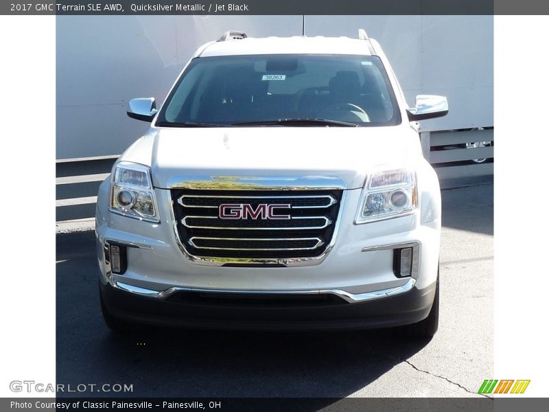 Quicksilver Metallic / Jet Black 2017 GMC Terrain SLE AWD