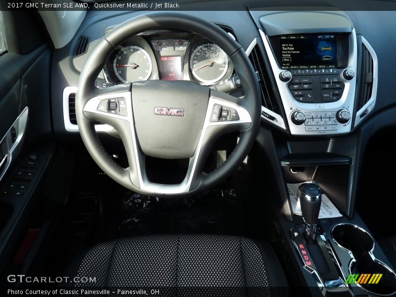 Quicksilver Metallic / Jet Black 2017 GMC Terrain SLE AWD