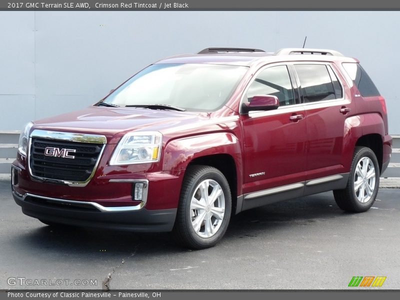Crimson Red Tintcoat / Jet Black 2017 GMC Terrain SLE AWD