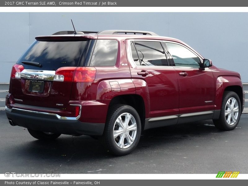 Crimson Red Tintcoat / Jet Black 2017 GMC Terrain SLE AWD