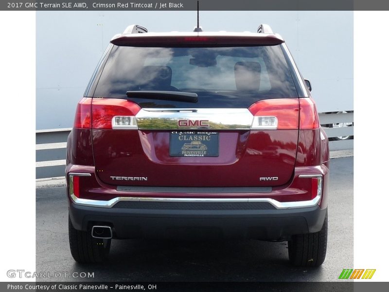 Crimson Red Tintcoat / Jet Black 2017 GMC Terrain SLE AWD