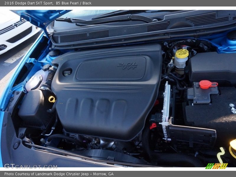 B5 Blue Pearl / Black 2016 Dodge Dart SXT Sport