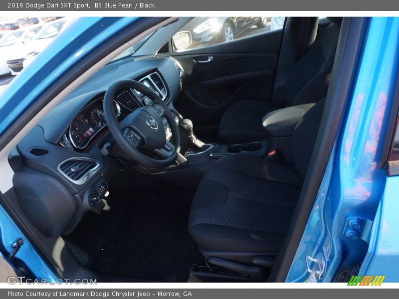 B5 Blue Pearl / Black 2016 Dodge Dart SXT Sport