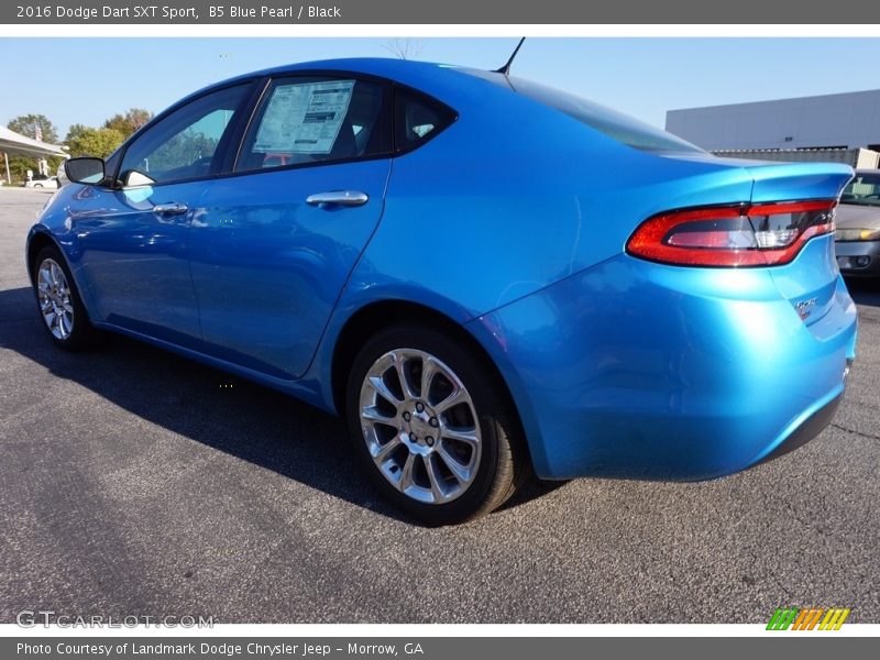 B5 Blue Pearl / Black 2016 Dodge Dart SXT Sport