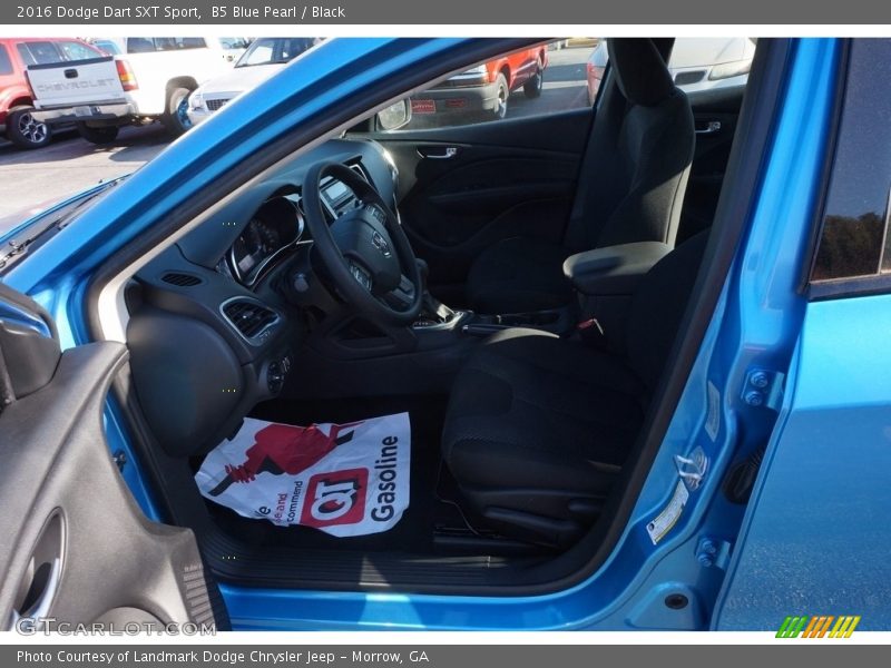 B5 Blue Pearl / Black 2016 Dodge Dart SXT Sport