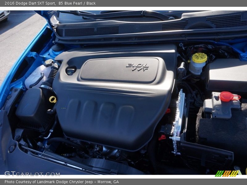 B5 Blue Pearl / Black 2016 Dodge Dart SXT Sport