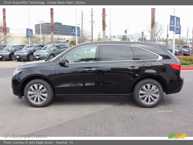 Crystal Black Pearl / Ebony 2016 Acura MDX Technology