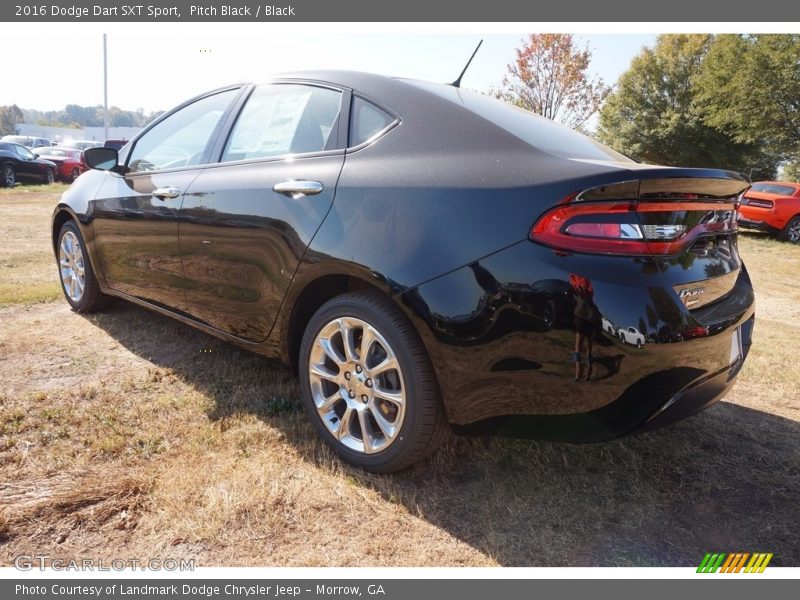 Pitch Black / Black 2016 Dodge Dart SXT Sport
