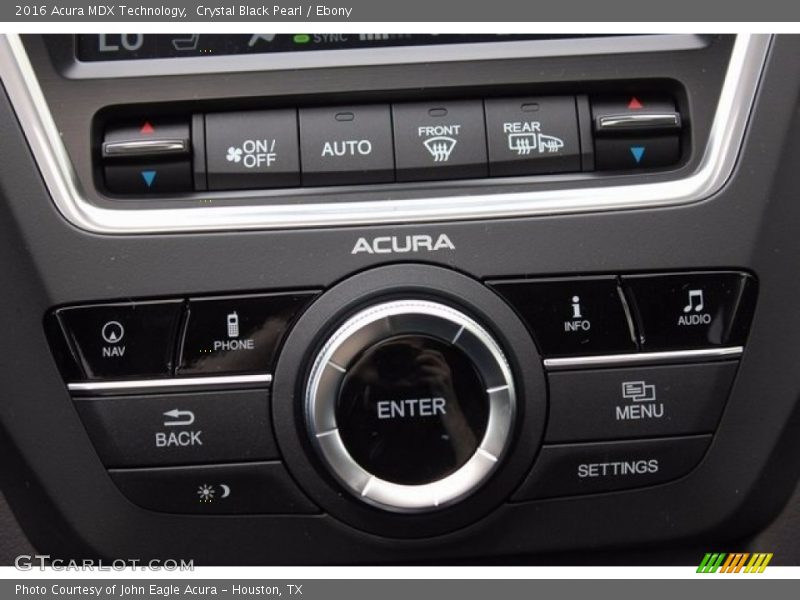 Crystal Black Pearl / Ebony 2016 Acura MDX Technology