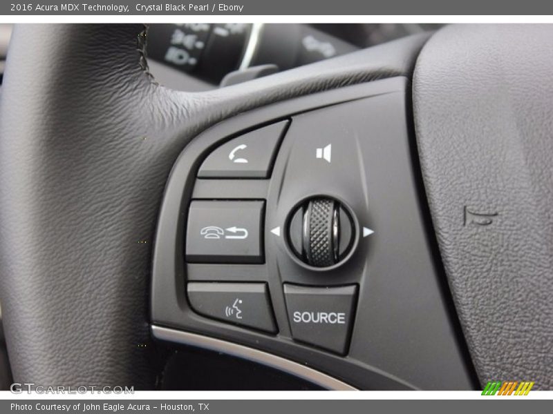 Crystal Black Pearl / Ebony 2016 Acura MDX Technology