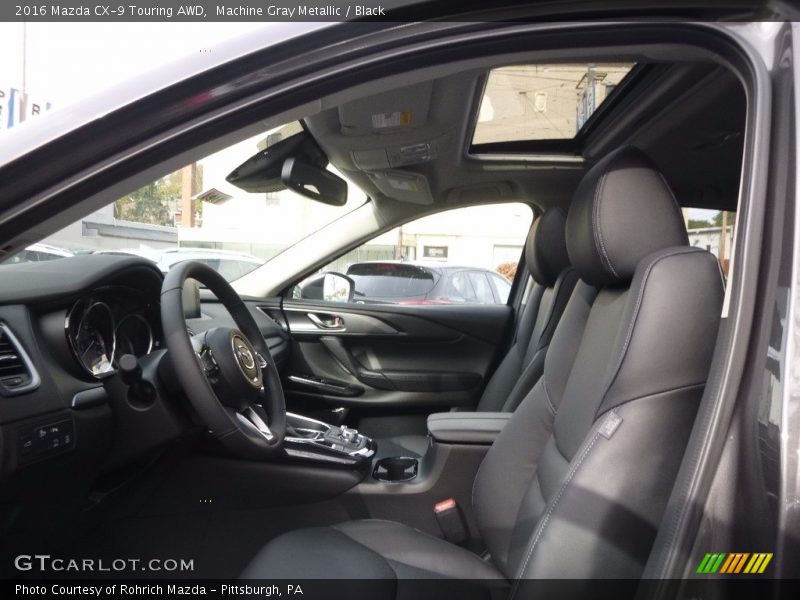 Machine Gray Metallic / Black 2016 Mazda CX-9 Touring AWD