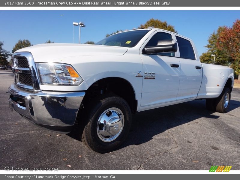 Front 3/4 View of 2017 3500 Tradesman Crew Cab 4x4 Dual Rear Wheel