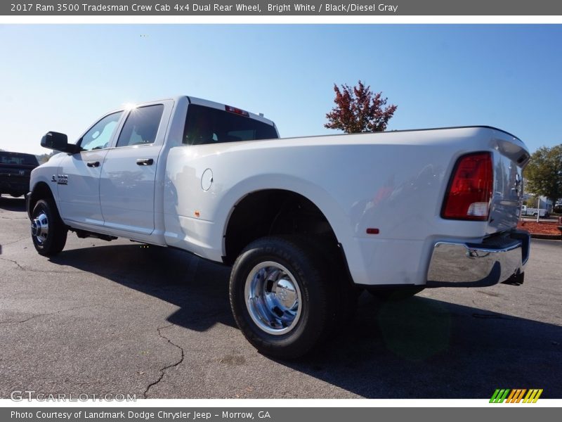 Bright White / Black/Diesel Gray 2017 Ram 3500 Tradesman Crew Cab 4x4 Dual Rear Wheel