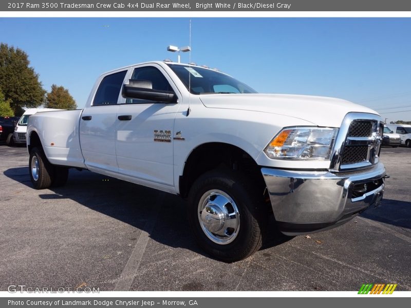 Front 3/4 View of 2017 3500 Tradesman Crew Cab 4x4 Dual Rear Wheel