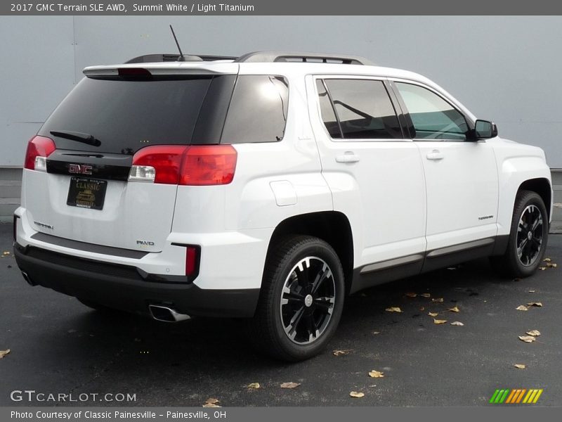 Summit White / Light Titanium 2017 GMC Terrain SLE AWD