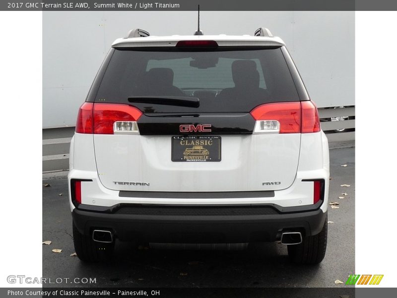 Summit White / Light Titanium 2017 GMC Terrain SLE AWD