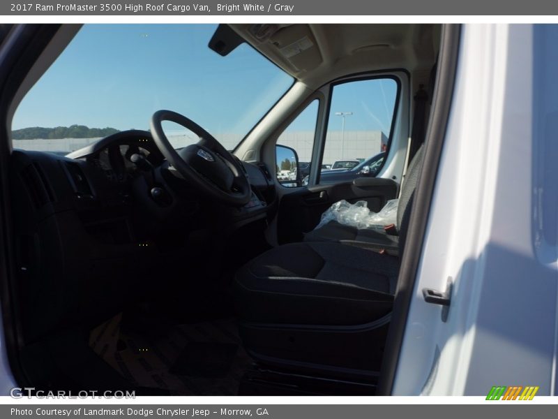 Bright White / Gray 2017 Ram ProMaster 3500 High Roof Cargo Van