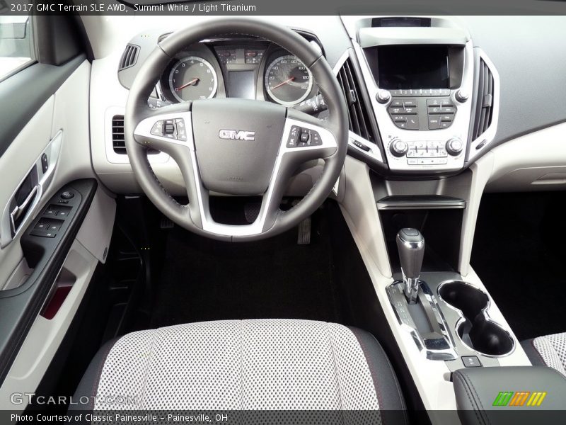 Summit White / Light Titanium 2017 GMC Terrain SLE AWD