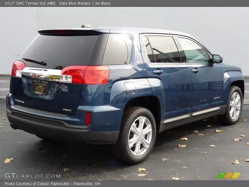 Slate Blue Metallic / Jet Black 2017 GMC Terrain SLE AWD