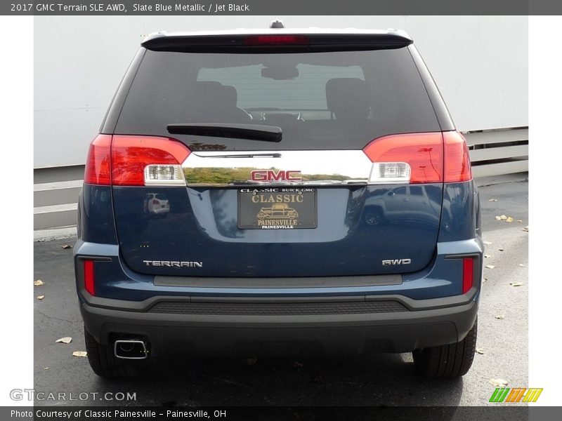 Slate Blue Metallic / Jet Black 2017 GMC Terrain SLE AWD