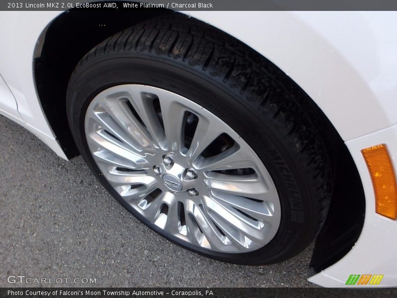 White Platinum / Charcoal Black 2013 Lincoln MKZ 2.0L EcoBoost AWD