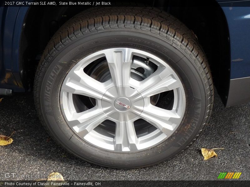 Slate Blue Metallic / Jet Black 2017 GMC Terrain SLE AWD
