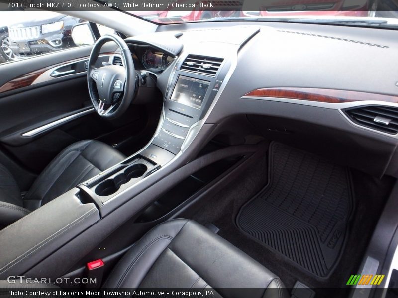White Platinum / Charcoal Black 2013 Lincoln MKZ 2.0L EcoBoost AWD