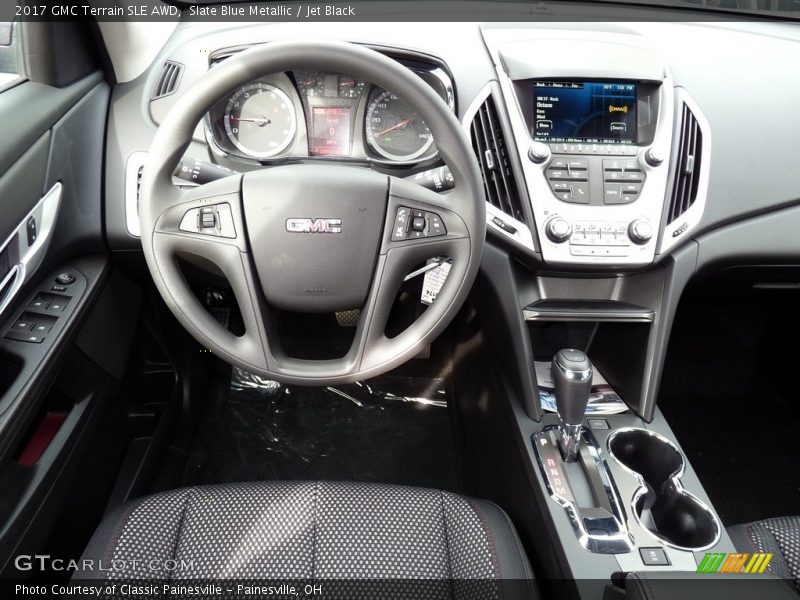 Slate Blue Metallic / Jet Black 2017 GMC Terrain SLE AWD