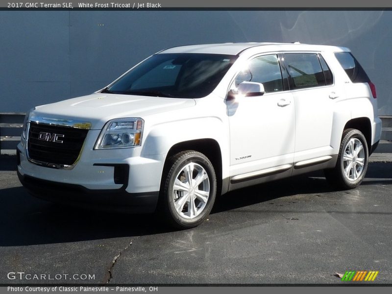 White Frost Tricoat / Jet Black 2017 GMC Terrain SLE