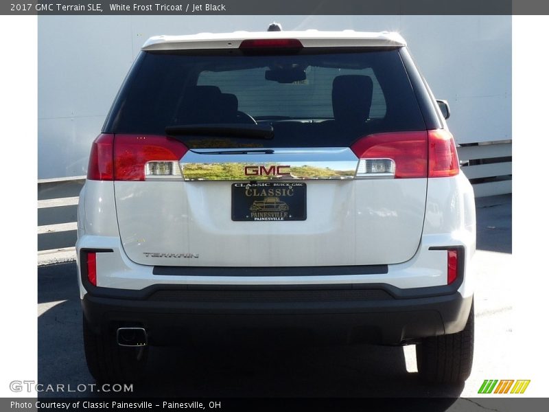 White Frost Tricoat / Jet Black 2017 GMC Terrain SLE