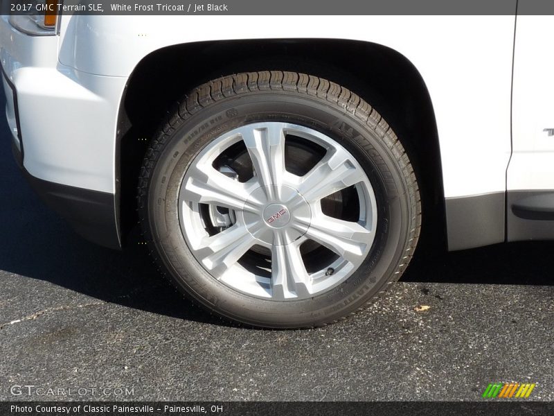 White Frost Tricoat / Jet Black 2017 GMC Terrain SLE